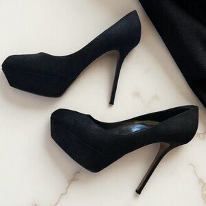 Sergio Rossi scarpe donna blunt heels black
peep toe platform stiletto